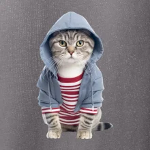 Kočka v pruhovaném triku