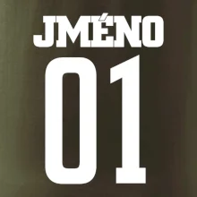 Florbalový  dres - vlastní jméno a číslo