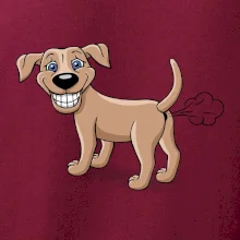 Prdící pes kreslený (Hana-creative)