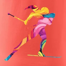 Barevná běžkařka