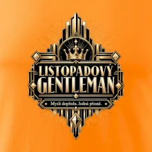 Listopadový gentleman zlatý art deco motiv
