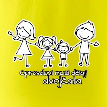 Opravdoví muži dělají dvojčata - holka kluk