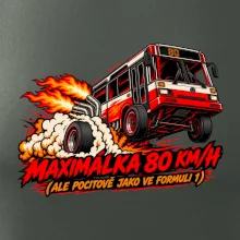 Maximálka 80 km h jako ve formuli 1