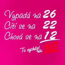 Vypadá, cítí se, chová se - 60 let