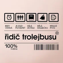 Čárový kód -  Řidič trolejbusu