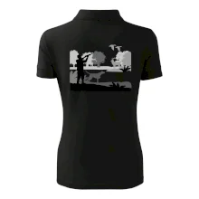 Lovec a ohař v lese