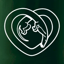 Jezevčík srdce - obrys