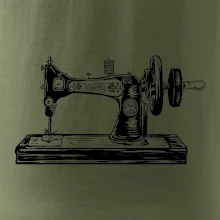 Šicí stroj - starý kreslený