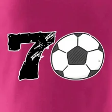 Fotbal kulaté narozeniny 70