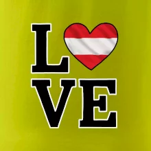 Love Rakouská vlajka
