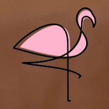 Plameňák na hubené noze