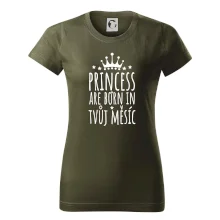 Princesses are born in (vlastní nápis měsíc narození)