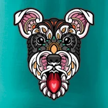 Knírač hlava barevná