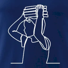 Student a kniha jedním tahem