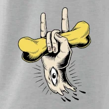 Rocková ruka kost a oko