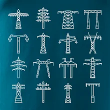 Typy stožárů vysokého napětí