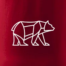 Geometrie lední medvěd chodící