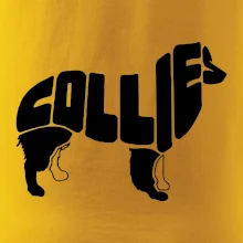 Border kolie písmo v těle