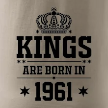 Kings are born in 1961