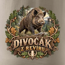 Divočák z revíru myslivecký lesní motiv