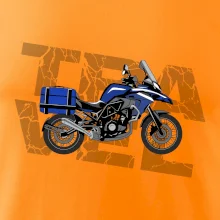 Cestovní enduro modré