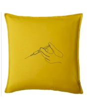 Ruka a injekce jedním tahem