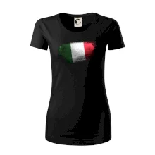 Italská vlajka okousaná