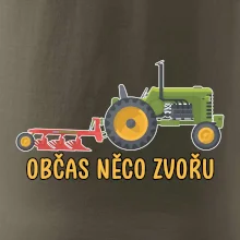 Traktor občas něco zvoře