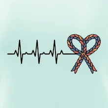 EKG srdce velikonoce