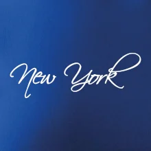 New York nápis psacím New York nápis psacím