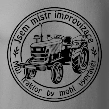 Mistr improvizace starý traktor