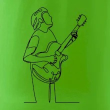 Kytarista jedním tahem