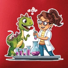 Chemik a dinosaurus - Holka