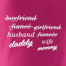 Partnerské triko nastávající rodiče