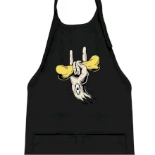 Rocková ruka kost a oko