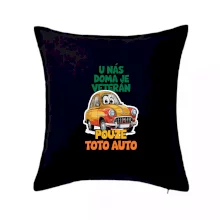 U nás doma je veterán pouze toto auto barevný nápis