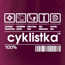 Čárový kód - Cyklistka