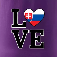 Love Slovenská vlajka
