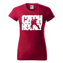 Czech hockey - nápis s hokejistou - Mistrovství světa v ledním hokeji 2026