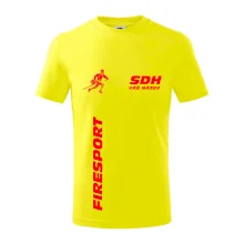 Hasičský sport SDH + váš název ČERVENÁ