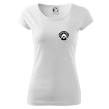 Lagotto romagnolo hlava na prsu