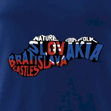 Mapy - názvy měst - Slovensko