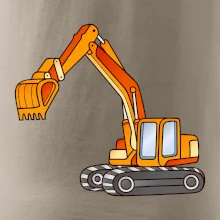 Bagr bez nápisu oranžový