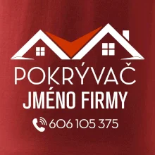 Tričko pro pokrývače - Dvě střechy