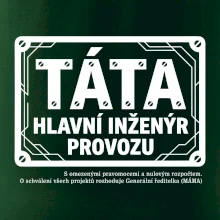 Táta hlavní inženýr provozu