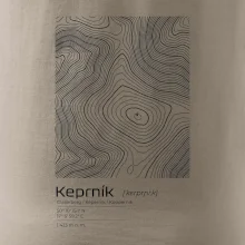 Keprník - vrstevnice v obdélníku