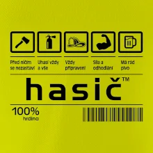 Čárový kód - Hasič