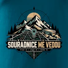Souřadnice mě vedou horská mapa