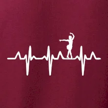 EKG tanečnice salsy