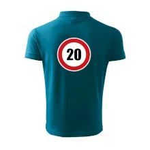 Dopravní značka - omezení rychlosti 20